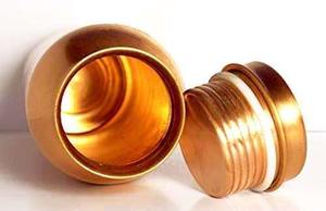 Botella de Agua Martillada de Cobre Puro de 1 Litro Hecha a Mano, Segura Ayurvédica para Todas las Edades, para Beber Diariamente y Decoración del Hogar - Product Image 6