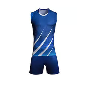 Uniforme de fútbol unisex, kit completo de ropa de equipo de sublimación con cuello de costilla 7on7 - Product Image 2