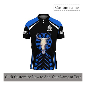 New Style Short Sleeve Quick Dry Men's <b>Dart</b> Jersey Custom Sublimated Training T Shirt Polo <b>Dart</b> Shirts - Product Image 5