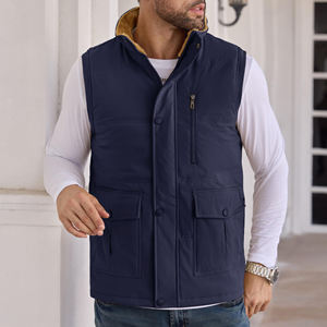 Gilet coupe-vent léger pour hommes de luxe fabriqué en usine chauffe-corps chaud sans manches avec gilet et gilet caractéristiques - Product Image 2