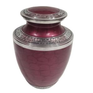 Top classique en aluminium adulte crémation urnes tourbillon fini indien fait grandes cendres humaines urnes en métal avec des prix raisonnables - Product Image 3