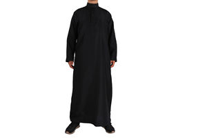Venta al por mayor de alta calidad Al Dafah Thobes Jubba hecho a medida para los hombres musulmanes temporada de otoño - Product Image 4