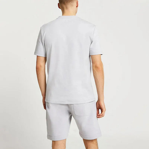 2025 venta al por mayor de pantalones cortos de verano personalizados para hombres gimnasio Fitness pantalones cortos transpirables lavado ácido impreso Casual conjuntos hechos por RAM Industry - Product Image 3