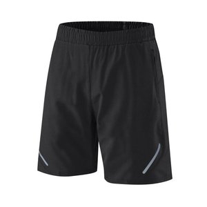 Short de fitness solide pour hommes course à pied football cyclisme basket-ball séchage rapide respirant confortable coupe ample 100% coton élastique - Product Image 2