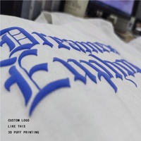 T-shirt à manches courtes personnalisé en mousse 3D polyester/coton avec impression numérique pour hommes - Écologique, respirant, séchage rapide