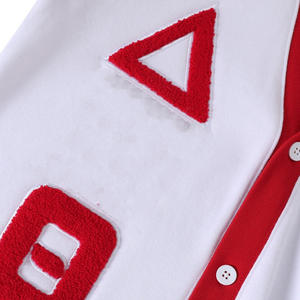 Cárdigan de Forro Polar Blanco Delta Sorors, Unisex, Mangas a Rayas, 1913 HCBU, Suéter Informal con Botones, Cárdigan con Letras de Chenilla - Product Image 5