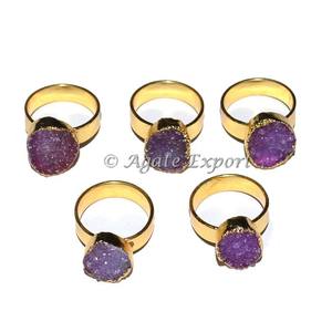 การรักษาด้วยคริสตัลอัญมณี7จักระหินพลอยหัวลูกศรคริสตัลแหวนจักระ - Product Image 4