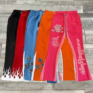Pantalones Jogger de Alta Calidad con Logotipo Estampado en 3D, Dobladillo sin Rematar, Estilo Urbano Personalizado, Pantalones Deportivos Vintage de Felpa Francesa para Hombre, Modelo 2026 - Product Image 6