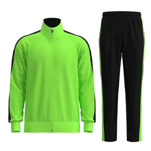 Survêtement de football de qualité thaïlandaise en gros, tous les clubs, veste à manches longues avec fermeture éclair intégrale, respirant, survêtement surdimensionné - Product Image 5