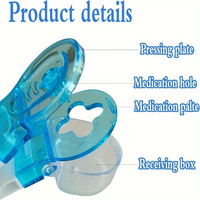 Dissolvant portable de prise de pilules avec boîte à médicaments Gadgets ménagers comprimés pilules blister ouvre-boîte outil d'assistance distributeur de pilules