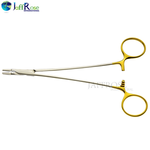 Conducteur allemand de porte-aiguille Tc Ryder en acier inoxydable avec Inserts en carbure de tungstène, Micro-aiguille/support de suture - Product Image 3