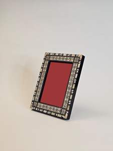 Mother of <b>Pearl</b> Customizable <b>Photo</b> <b>Frame</b> with Customized Logo Luxury Handcrafted Shell Design for Wedding Gift & Home Decor - Product Image 5