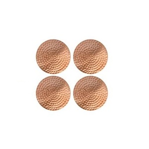 Sous-verre en cuivre 100% naturel, fabricant de haute qualité, sous-verre de table en cuivre pur, design marteaux, vaisselle de table pour la maison et l'hôtel - Product Image 4