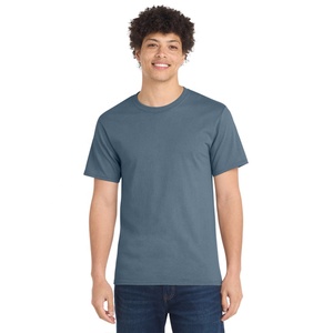 Camiseta Personalizada de Cuello Redondo para Hombre, Manga Corta, Básica, Lisa, con Logotipo Personalizado, Impresión, Bordado, Etiqueta Privada, Ropa al por Mayor - Product Image 1