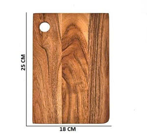 Una cocina multifuncional esencial adecuada para varias tareas Base resistente para cortar sin costuras Tabla de cortar de madera de acacia - Product Image 4