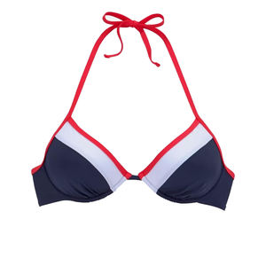 Conjunto de Bikini Bandeau con Push-Up y Logotipo Frontal para Mujer, Traje de Baño de Dos Piezas de Alta Calidad en Varios Colores - Product Image 2