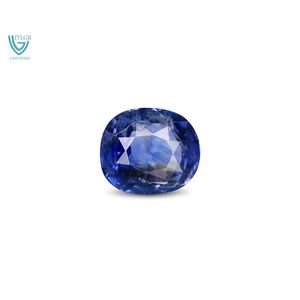 Zafiro Azul de 4.18 Quilates, Gema Natural Facetada de Corte Ovalado, Ónix, Aguamarina, Ópalo, Jade, Gemas en Forma de Pera de 8 mm de Altura - Product Image 1