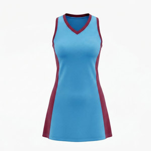 Uniforme de Netball para Mujer de Primera Calidad, Personalizado, Impreso a Color, Transpirable, de Secado Rápido, Ropa Deportiva 100% Poliéster para Adultos - Product Image 1