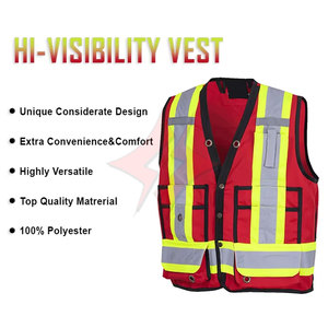 Chaleco de Seguridad Impermeable ANSI Clase 1 Hecho a Medida para Hombre, Ropa de Trabajo de Seguridad Vial, Tiras Reflectantes Altas, Poliéster/Algodón - Product Image 6