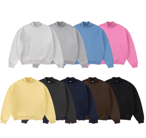 Sweat-shirts d'hiver unisexes tendance, fournisseur en gros, commandes B2B personnalisées, sweat-shirts surdimensionnés en molleton 100% coton - Product Image 1