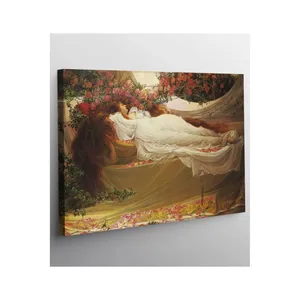 Impression sur toile Fida Girl Sleeping Under Roses - Product Image 6