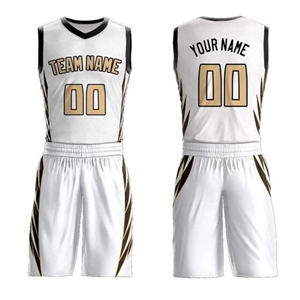 Vêtements de basket-ball sur mesure en gros, OEM, haute qualité, séchage rapide, respirant, unisexe, adulte, tissu 180g, logo personnalisé - Product Image 6