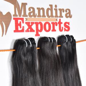 Venta al por mayor 100% barato crudo cutícula alineada virgen sedoso largo recto doble dibujado pelo indio paquetes de origen vietnamita - Product Image 2