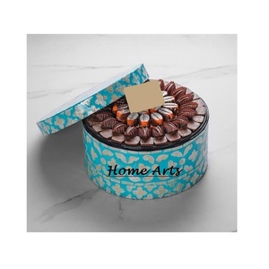 Cuenco de chocolate de metal de calidad superior, forma redonda, tamaño personalizado, Cuenco para dulces para servir proveedor mayorista - Product Image 2