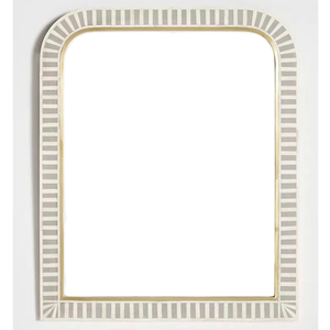 Handmade Mother of Pearl Bone Inlay Mirror Frame Unique Custom Design <b>Wall</b> Decoration Bone Frame - Product Image 5