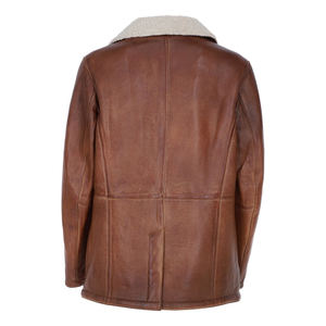 เสื้อแจ็คเก็ตหนังแกะบุผ้าแคนวาสระบายอากาศสำหรับผู้ชาย สวมใส่กลางแจ้งในฤดูใบไม้ผลิ พร้อมโลโก้สั่งทำด้านหน้า - Product Image 4