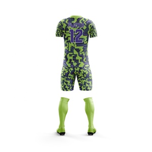 Bajo MOQ Kit de fútbol personalizado sublimación uniforme de fútbol hecho de tela de poliéster de alta calidad ropa deportiva adultos OEM - Product Image 6