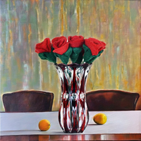 Flores Artificiales de Fieltro de Lana Nepalí Hechas a Mano de Alta Calidad y Ecológicas para el Día de San Valentín, Bodas, Decoración del Hogar y la Oficina