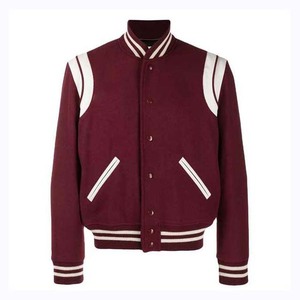 Vestes d'hiver OEM de High Street personnalisées pour hommes, design universitaire de baseball à manches longues, vente à l'état neuf au Pakistan - Product Image 6