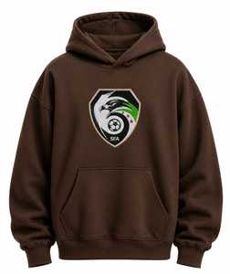 Sudadera con Capucha Casual Champion Crest, Sudadera Oversize de Forro Polar con Emblema Escudo, Sudadera Unisex de Forro Polar para Uso Diario - Product Image 5