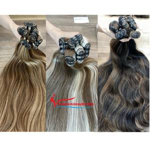 เครื่องมัดผมสีผมช่อต่อผมผมแบบเรีมี่ผมผสมสีไฮไลต์ราคาโรงงาน - Product Image 4