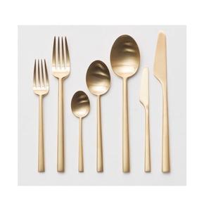 <b>Vintage</b> Style Brass <b>Cutlery</b> Set Bringing Royal Elegance To Meals With Unique Traditional Detailing - Product Image 3