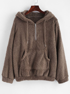 High Quality Custom Hoddies Vintage Letter-printed Double-<b>layer</b> Hoodie for Women with Fleece Thickened Oversize Sweatshirt Top - Product Image 3