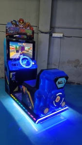 Đồng tiền hoạt động trò chơi <span class=keywords><strong>Arcade</strong></span> Máy trò chơi video xe đua mát mẻ lái xe 22 "mô phỏng Giải trí trong nhà giải trí máy - Product Image 5