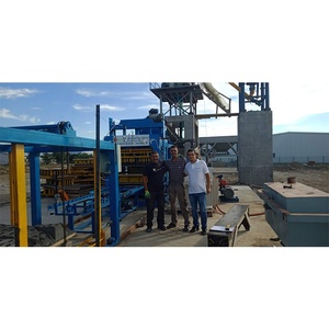 QT10-15 tự động gạch nhựa máy khối bê tông máy để làm gạch máy móc bê tông - Product Image 5