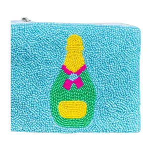 Pochette à monnaie perlée fantaisie avec des perles de bouteille élégantes beau porte-monnaie de broderie de l'Inde pour les femmes et les filles - Product Image 3