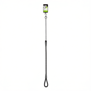 CORREA Round <b>Dog</b> <b>Leash</b> Nylon with Metal Chain for Pet Owners - Product Image 3
