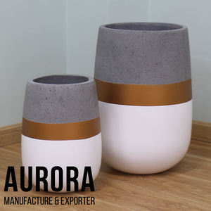 Ventes en gros de pots de plantes modernes et économiques pour l'intérieur et l'extérieur, pots de jardin en béton écologiques, jardinières à fleurs - Product Image 3