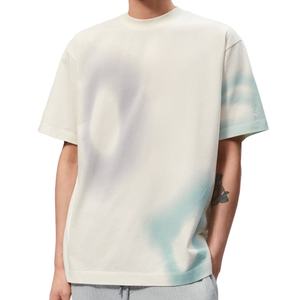 Camiseta de diseño personalizado, microfibra, lisa, informal, para hombre, lavado ácido, 100% algodón, corte holgado, estampada. - Product Image 1