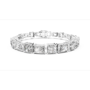Bracelet en Moissanite Taille Radiant et Taille Émeraude en Argent Sterling 925 de Haute Qualité – Vente en Gros B2B, Stock Disponible, Livraison Rapide - Product Image 5