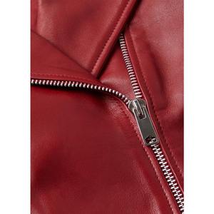 Blouson bomber classique en cuir PU écologique pour l'extérieur, couleur unie, mode quotidienne, imperméable, coupe-vent - Product Image 4