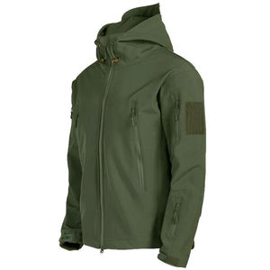 Chaqueta Softshell con Capucha para Hombre, Forrada de Felpa, Impermeable, para Senderismo, Deportes al Aire Libre, Cortavientos, Precio de Fábrica al por Mayor, Pedidos al por Mayor - Product Image 5