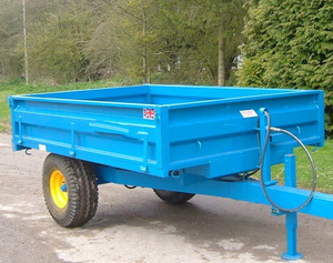 Remorque à benne basculante hydraulique durable pour tracteur à 2 roues de 5 tonnes, fournie par l'usine, remorque agricole à prix de gros - Product Image 6