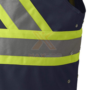 เสื้อกั๊กนิรภัยไซส์ใหญ่รุ่นใหม่ ระบายอากาศได้ดี ผลิตจากโพลีเอสเตอร์ แห้งเร็ว - Product Image 4