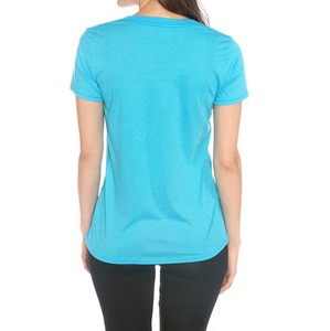 Ropa Deportiva Personalizada CAMIS, Top Deportivo con Cuello Redondo, 100% Poliéster, Acanalado, de Secado Rápido, Ecológico, Estilo Urbano, con Cuello Peter Pan para Mujer - Product Image 2