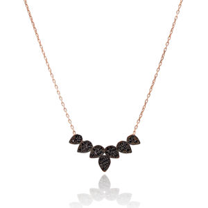 จี้หินเพทายสีดำดีไซน์ทรงหยดน้ำตาแบบตุรกีทำด้วยมือเครื่องประดับเงินสเตอร์ลิง925ขายส่ง - Product Image 1